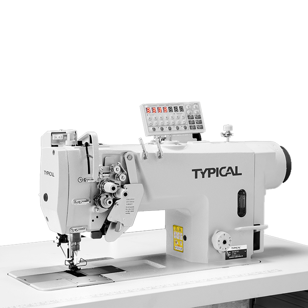 خياطة 2 إبرة كروشيه كبير عمود متحرك كمبيوتر كامل