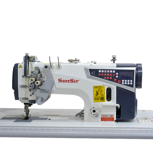 خياطة 2 إبرة كروشيه كبير عمود متحرك كمبيوتر كامل