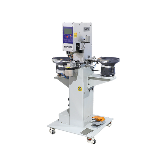 Automatic capsule feeding press