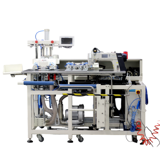 تركيب جيب خياطة برزار ياباني بدعامة Eassy - هواء