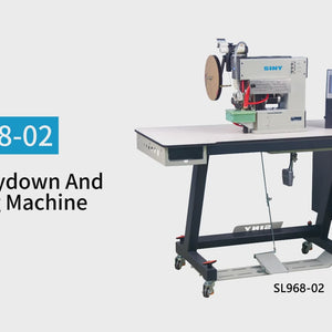 Belt Laydown and Folding Machine